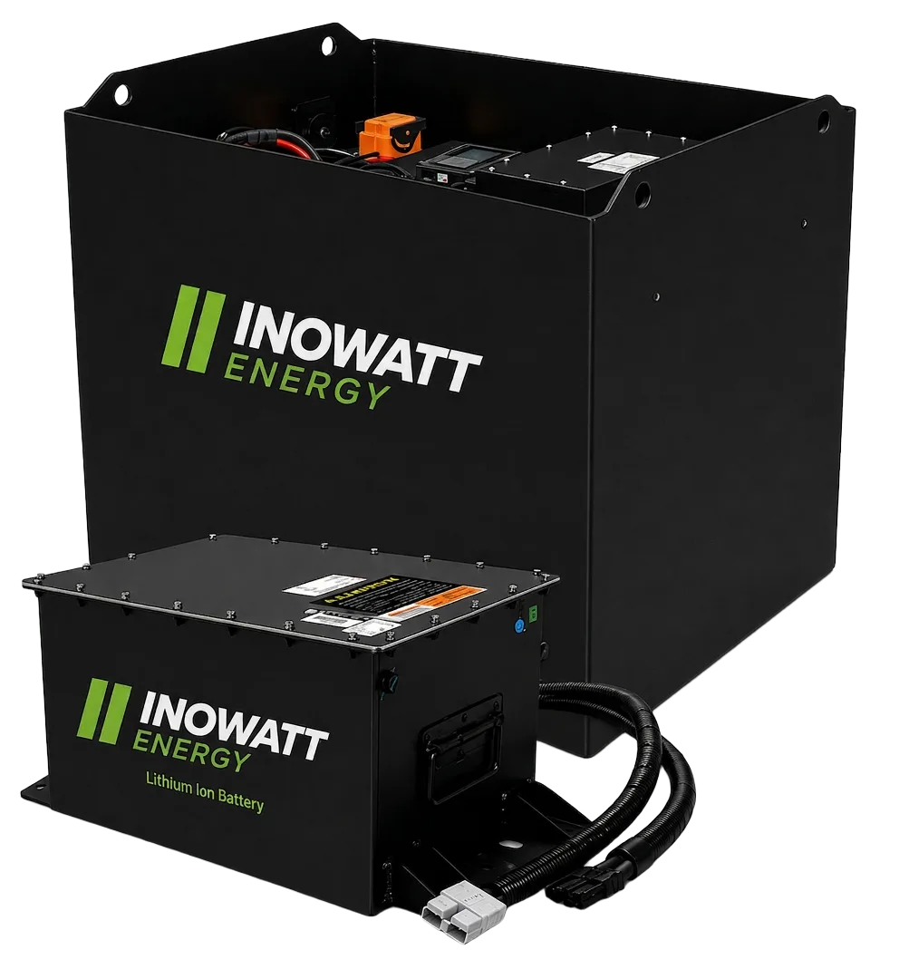 Inowatt lithium-ion battery packs for material handling